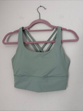 CRZ Yoga Green Palm Court Sports Bra